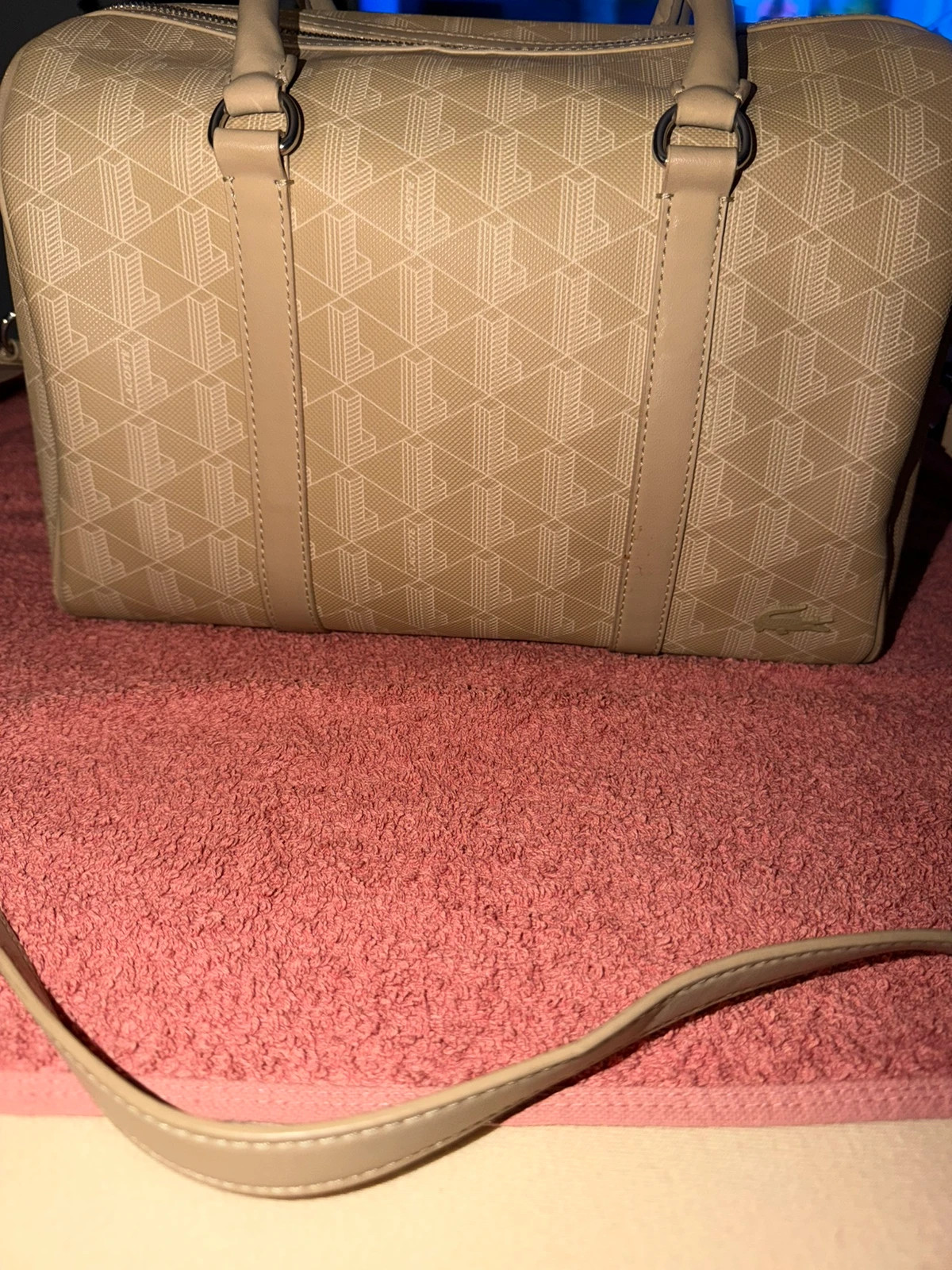 Lacoste sac daily monogramme