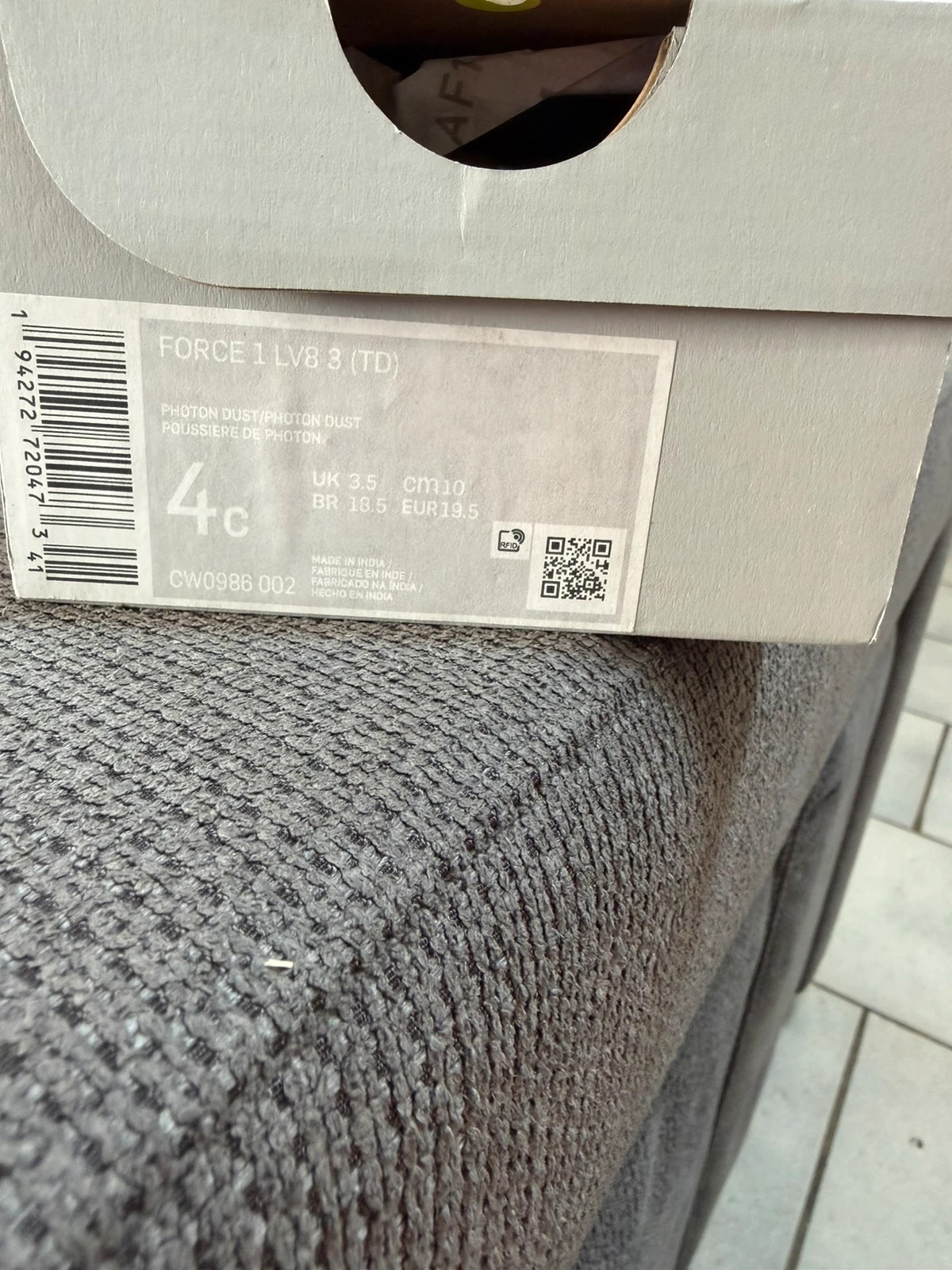 Nike force 1 bébé – Nike – taille 19 3