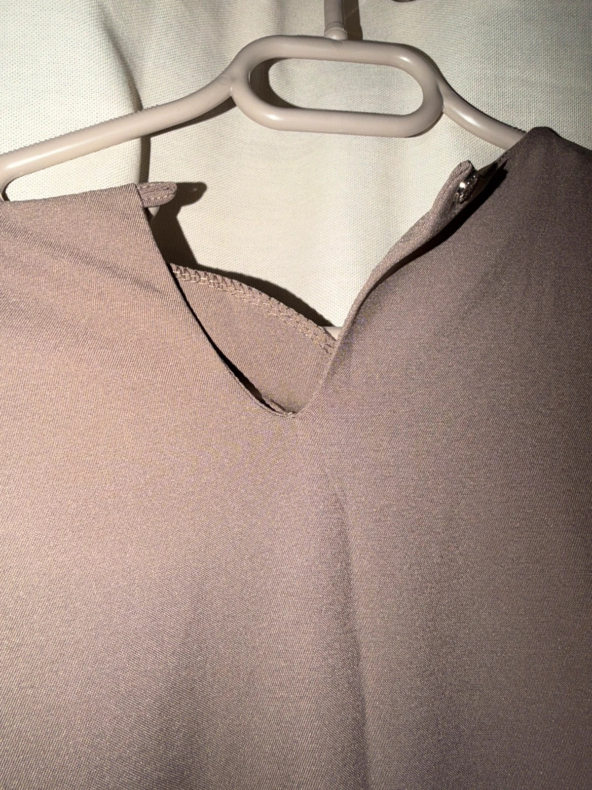 Abaya longue couleur taupe – taille XL / 42 / 14 2