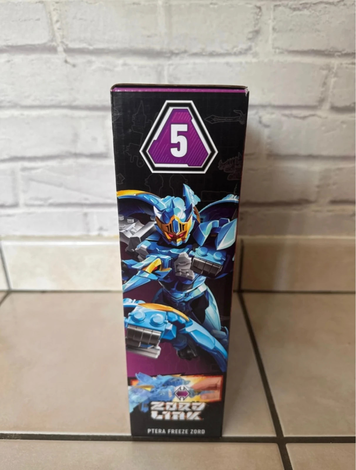 Power Rangers Dino Fury Zord Link Ptera Freeze Zord Numéro 5, Neuf en boite scellée – Power Rangers – taille Taille unique 5