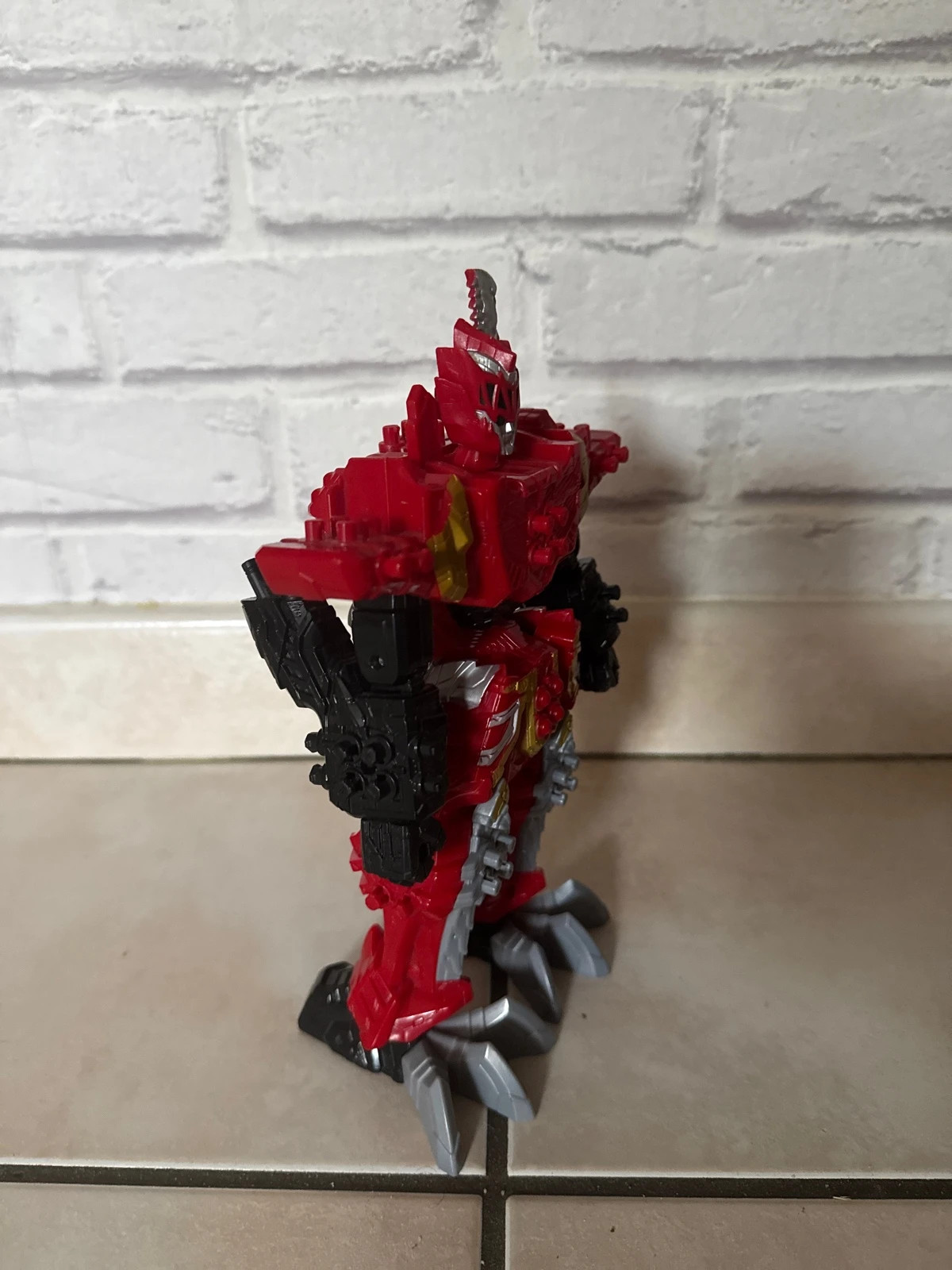 Power Rangers Dino Fury T-Rex Champion Zord Morphender Dino 25cm – Power Rangers – taille Taille unique 2