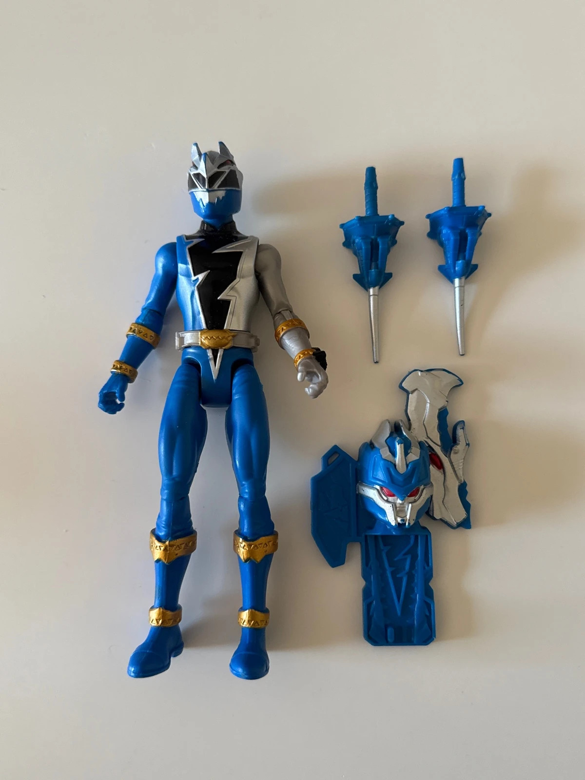 Figurine Power Rangers Dino Fury Bleu 15cm – Power Rangers – taille Taille unique 2