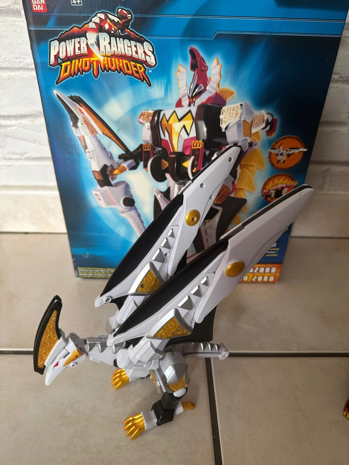 Power Rangers Dino Thunder Abaranger DX Killeroh Megazord Chogokin Bandai avec boite et notices – Power Rangers – taille Taille unique 3