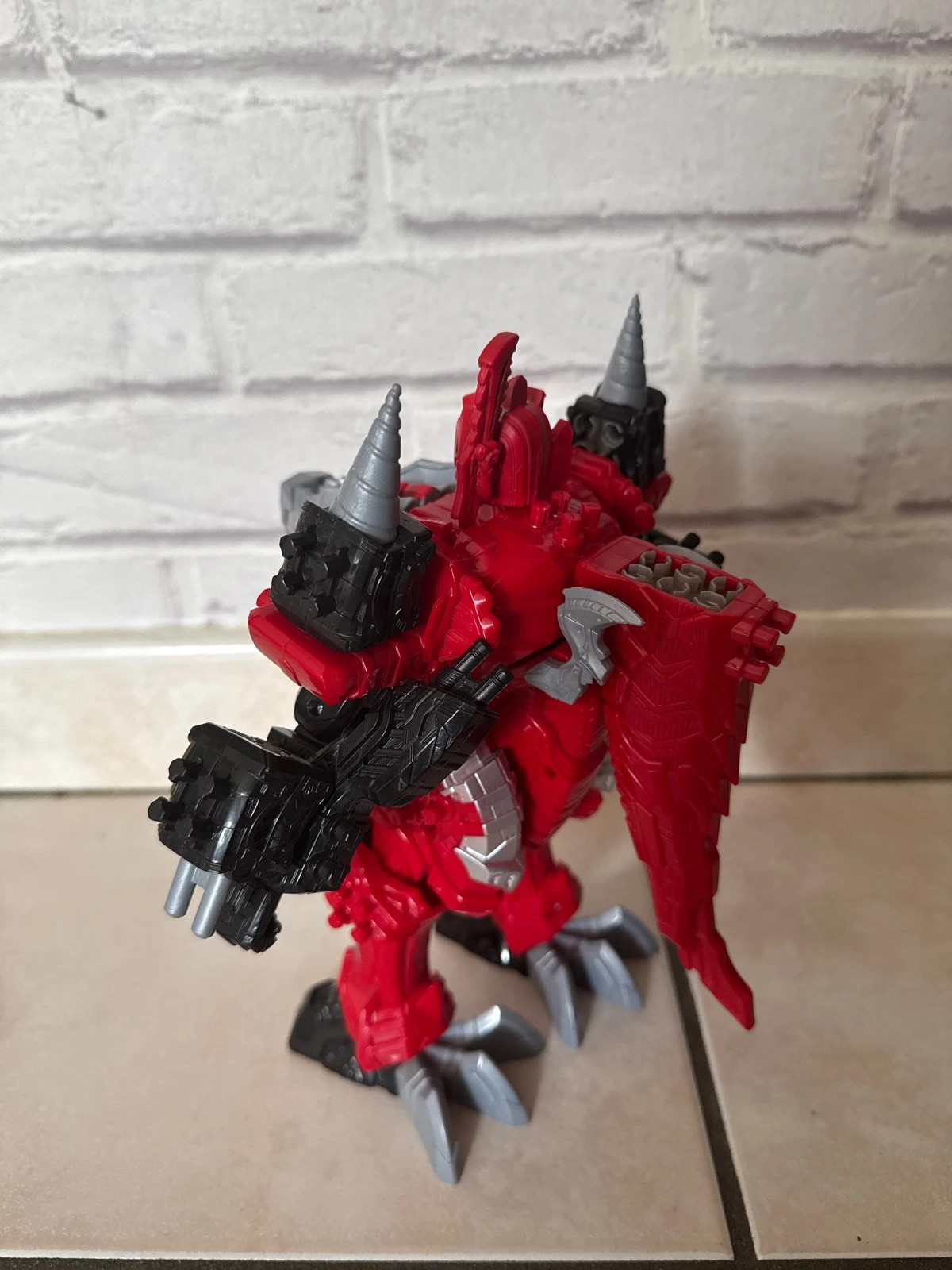 Power Rangers Dino Fury T-Rex Champion Zord Morphender Dino 25cm – Power Rangers – taille Taille unique 5