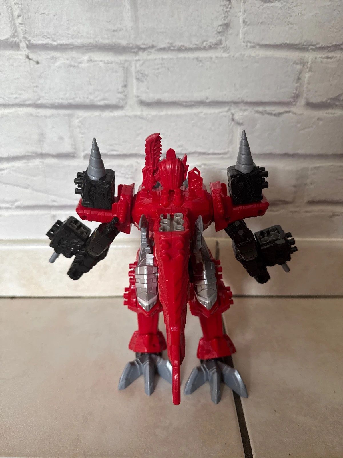 Power Rangers Dino Fury T-Rex Champion Zord Morphender Dino 25cm – Power Rangers – taille Taille unique 4