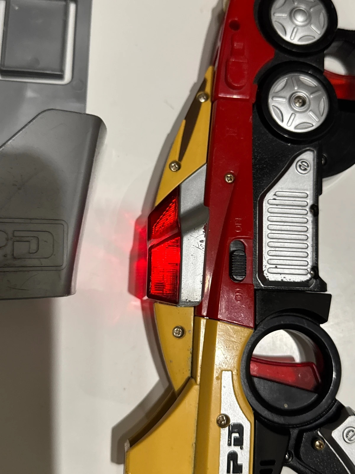 Pistolet amovible Power Rangers SPD Red Ranger Delta Blaster lumières et sons avec holster – Power Rangers – taille Taille unique 3