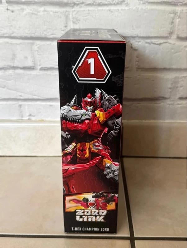 Power Rangers Dino Fury zord Link T-Rex Champion Zord numéro 1 Neuf en boîte scellée – Power Rangers – taille Taille unique 5