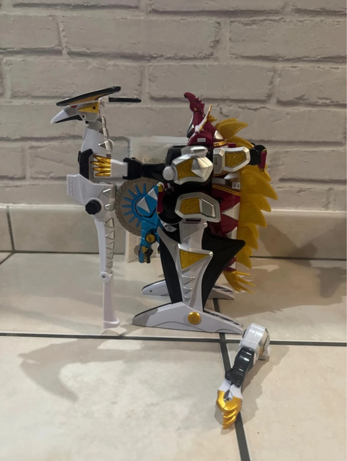 Power Rangers Dino Thunder Abaranger DX Killeroh Megazord Chogokin Bandai – Power Rangers – taille Taille unique 3