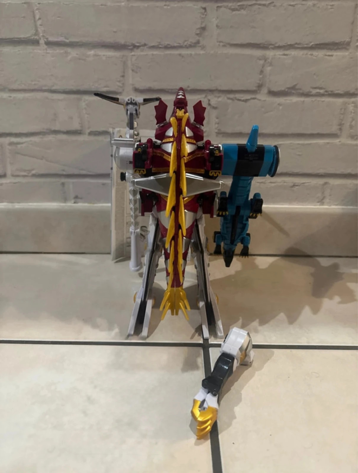 Power Rangers Dino Thunder Abaranger DX Killeroh Megazord Chogokin Bandai – Power Rangers – taille Taille unique 5
