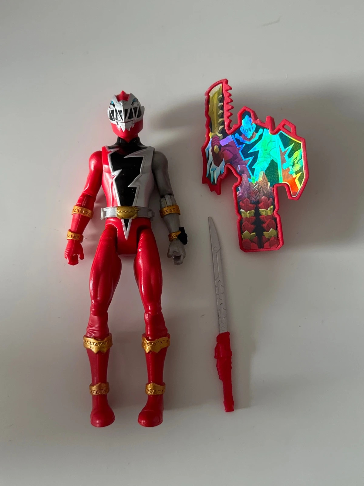 Figurine Power Rangers Dino Fury Rouge 15cm – Power Rangers – taille Taille unique 2