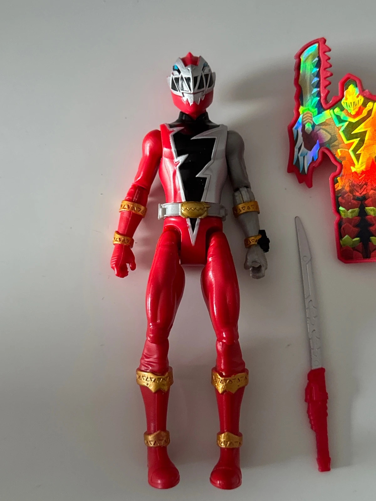 Figurine Power Rangers Dino Fury Rouge 15cm – Power Rangers – taille Taille unique 3