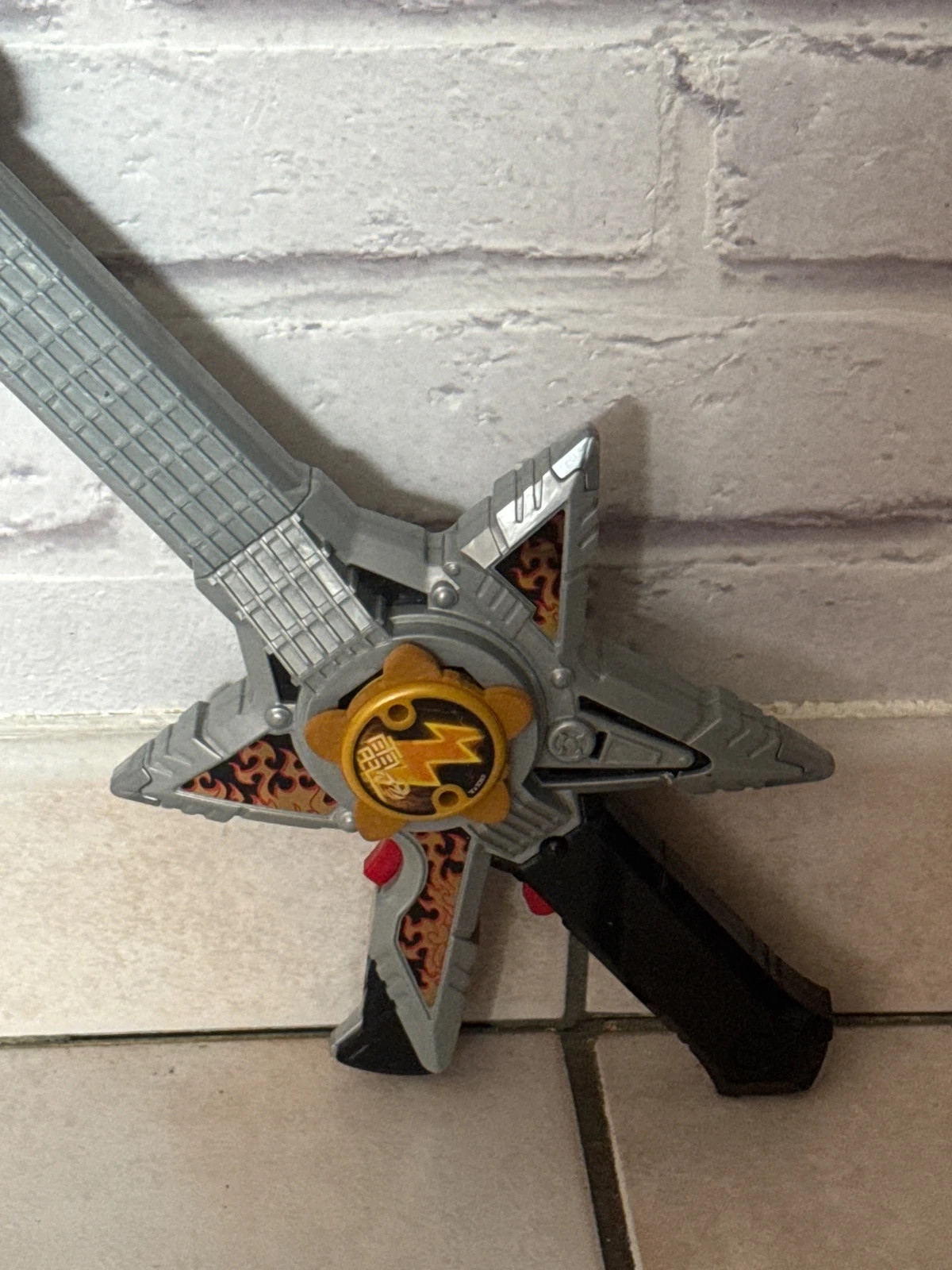 Power Rangers Super Ninja Steel - DX Rockstorm Guitar 48cm – Power Rangers – taille Taille unique 2