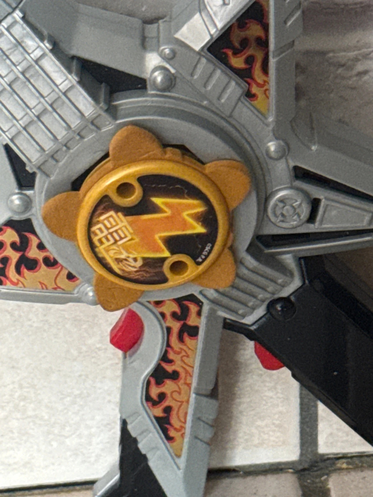 Power Rangers Super Ninja Steel - DX Rockstorm Guitar 48cm – Power Rangers – taille Taille unique 3