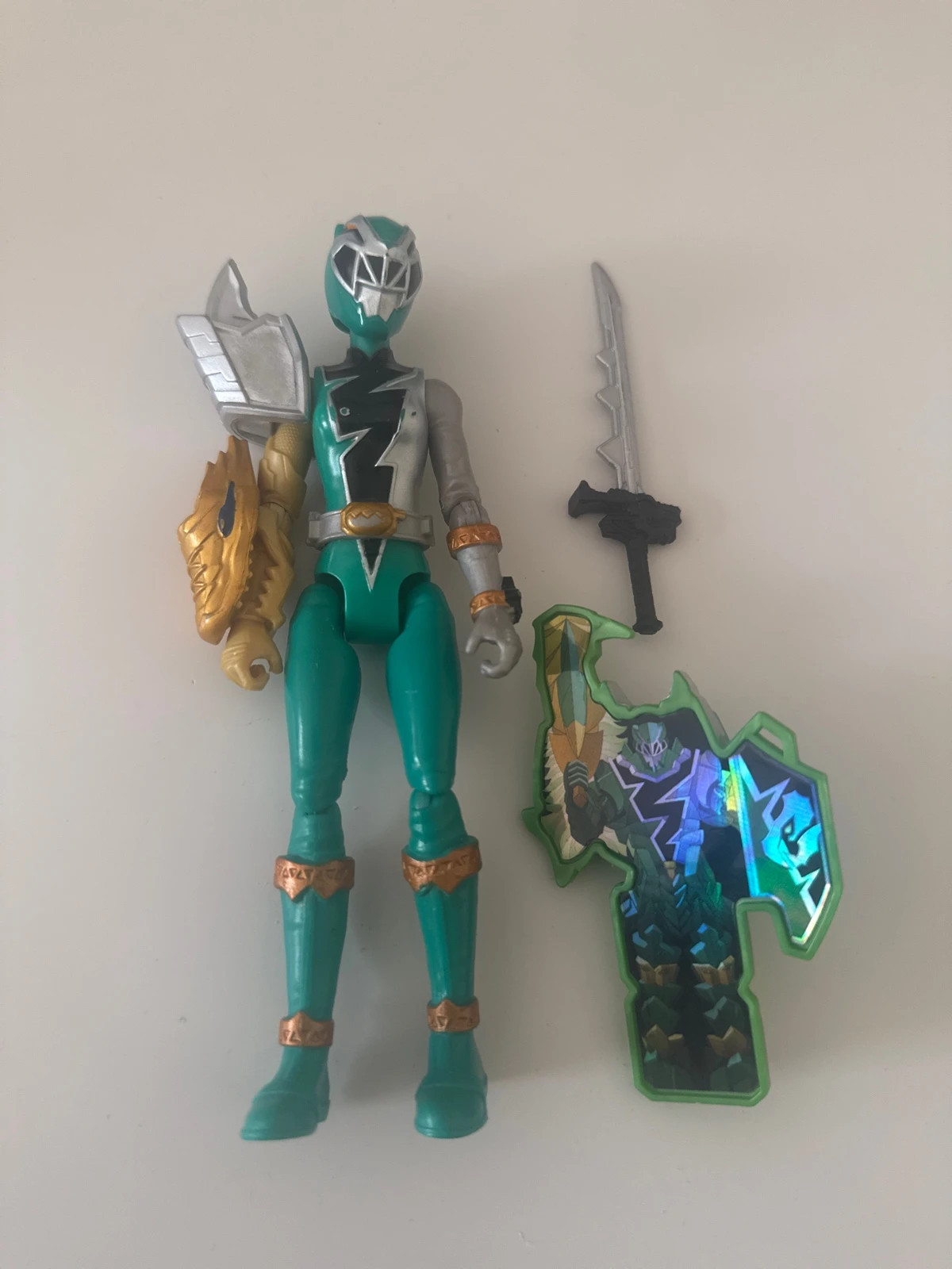 Figurine Power Rangers Dino Fury vert 15cm – Power Rangers – taille Taille unique 2