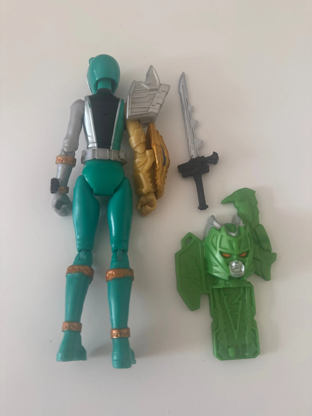 Figurine Power Rangers Dino Fury vert 15cm – Power Rangers – taille Taille unique 3
