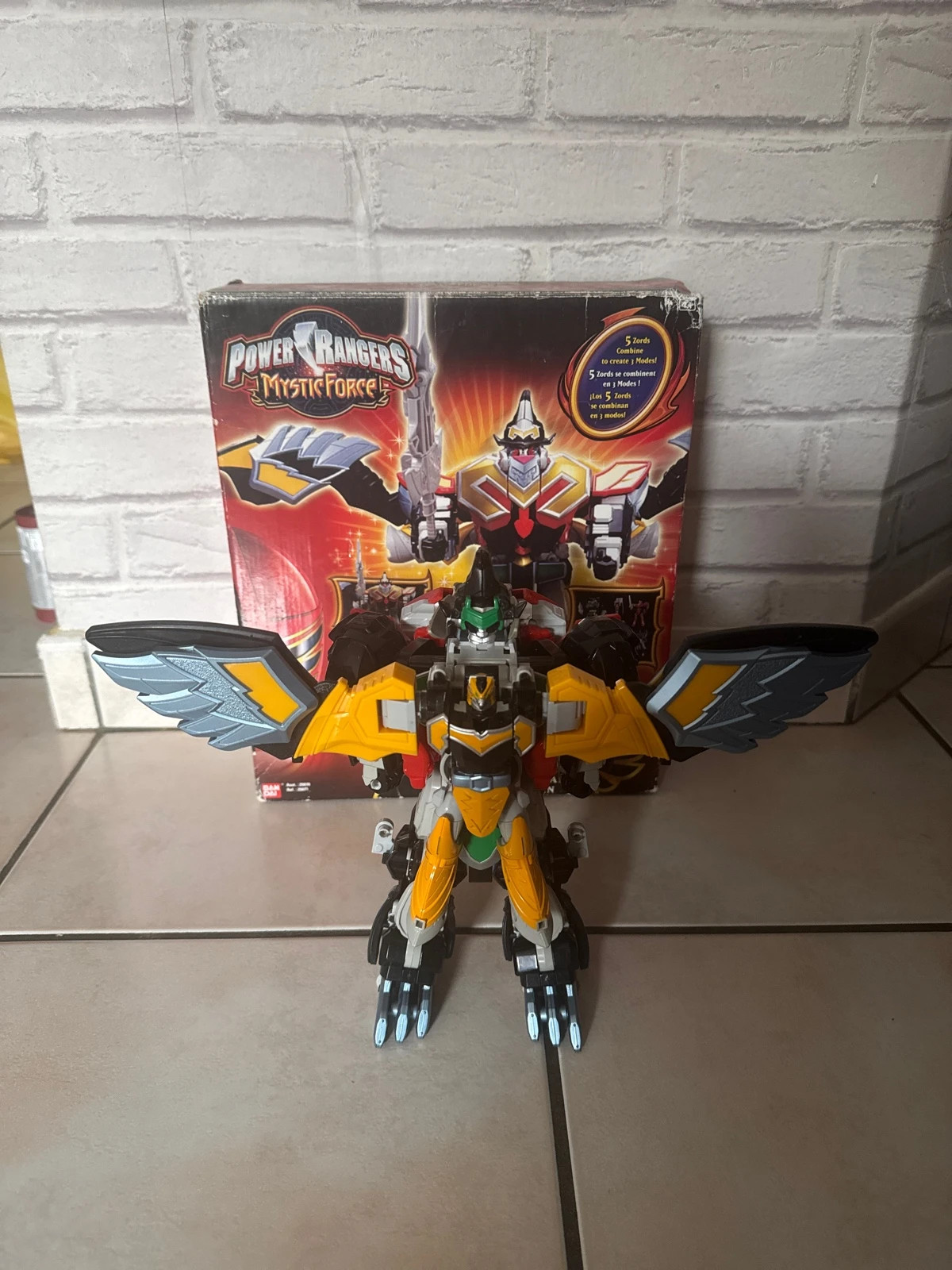 Power Rangers Mystic Force Magiranger DX MagiKing Titan Megazord complet en boîte mais sans sa cale – Power Rangers – taille Taille unique 4