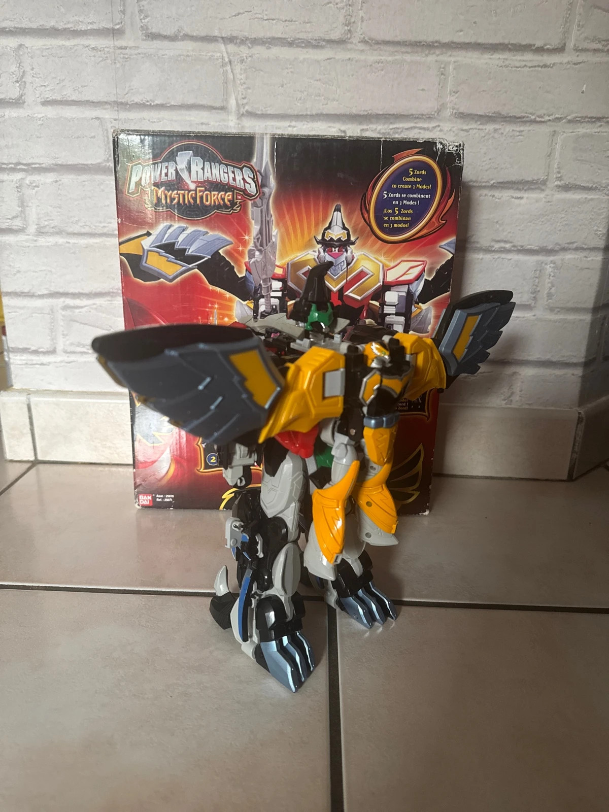 Power Rangers Mystic Force Magiranger DX MagiKing Titan Megazord complet en boîte mais sans sa cale – Power Rangers – taille Taille unique 3