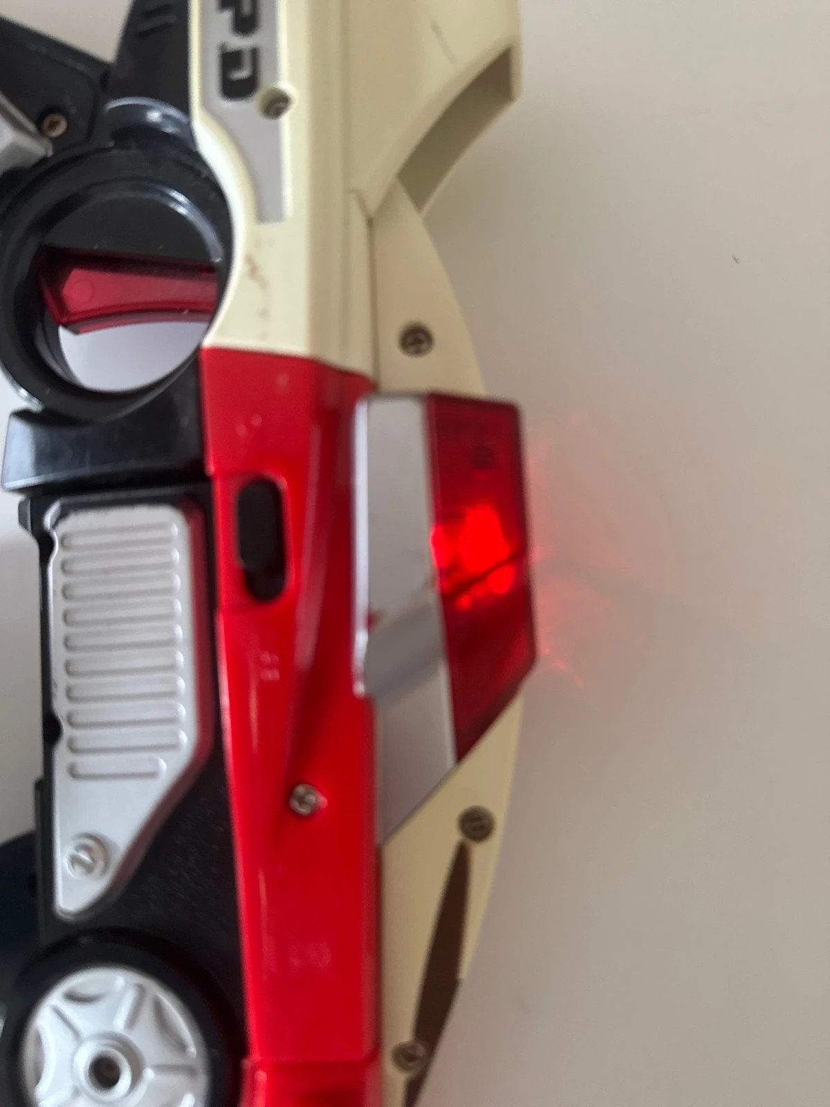 Pistolet amovible Power Rangers SPD Red Ranger Delta Blaster lumières et sons avec holster – Power Rangers – taille Taille unique 4