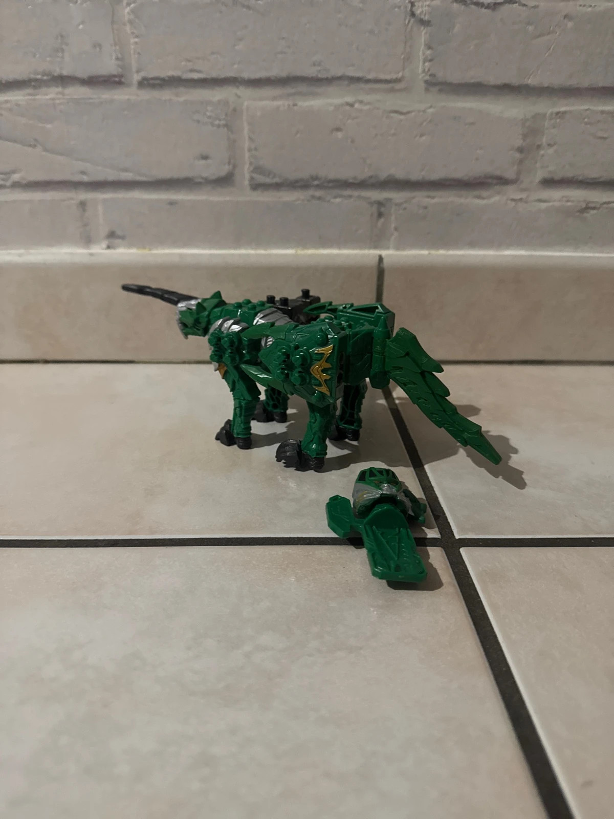 Power Rangers Dino Fury Zord Link Tiger Claw Zord série 2 – Power Rangers – taille Taille unique 3