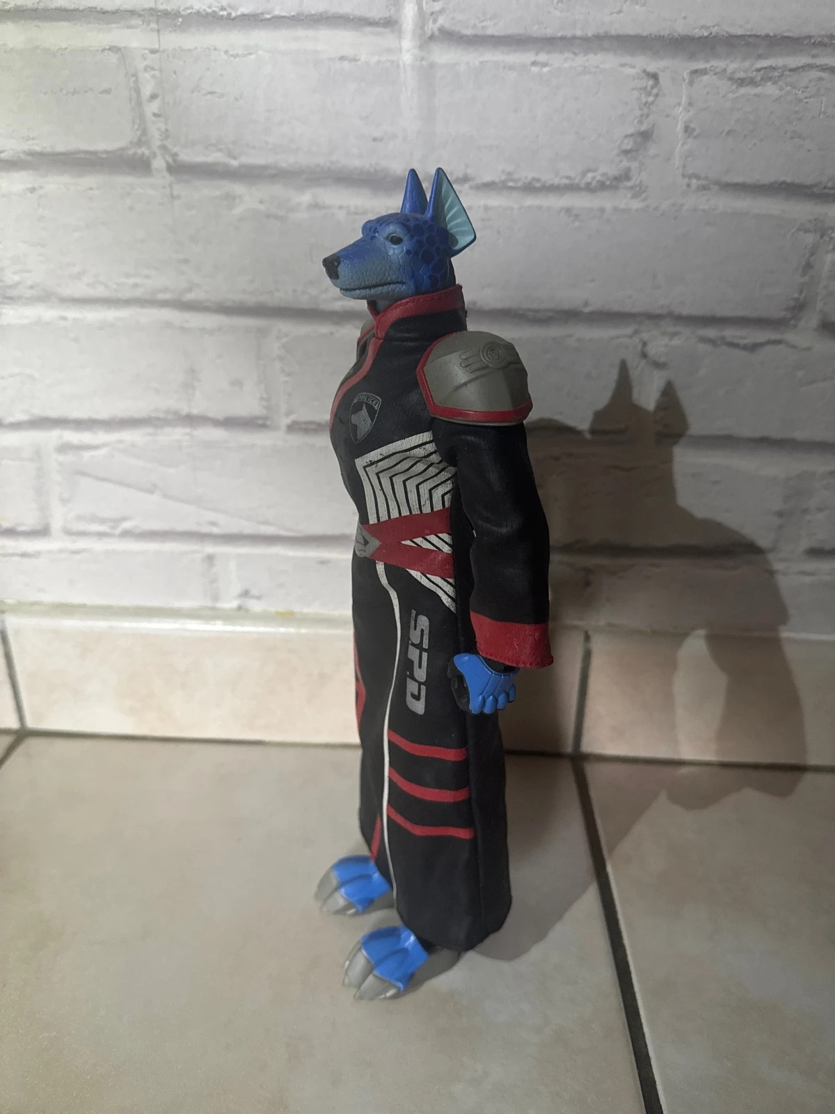 Power Rangers Shadow S.P.D. 32 cm, épisodes "Anubis" Doggie "cruger" Bandai 2004 – Power Rangers – taille Taille unique 2