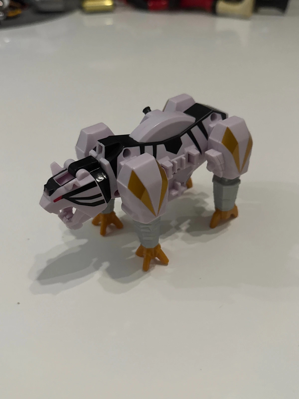 Power Rangers Super Samouraï Megazord Zord tigre Blanc – Power Rangers – taille Taille unique 3