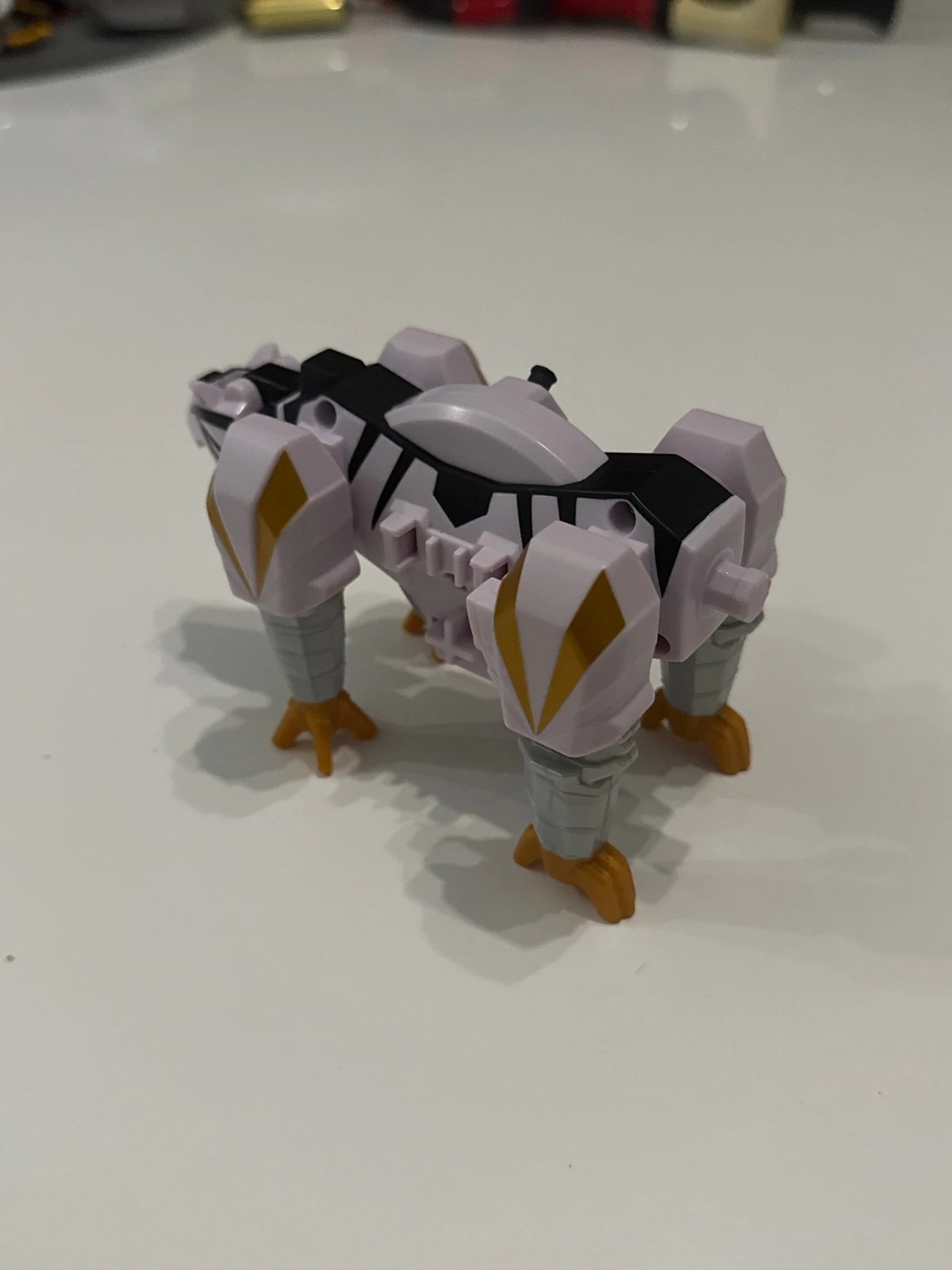 Power Rangers Super Samouraï Megazord Zord tigre Blanc – Power Rangers – taille Taille unique 4