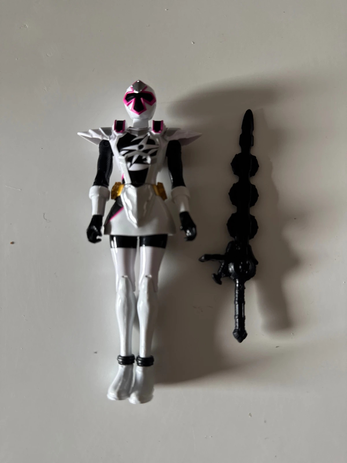 Power Rangers Ninja Steel 12cm Master Mode White Ranger Figure – Power Rangers – taille Taille unique 2