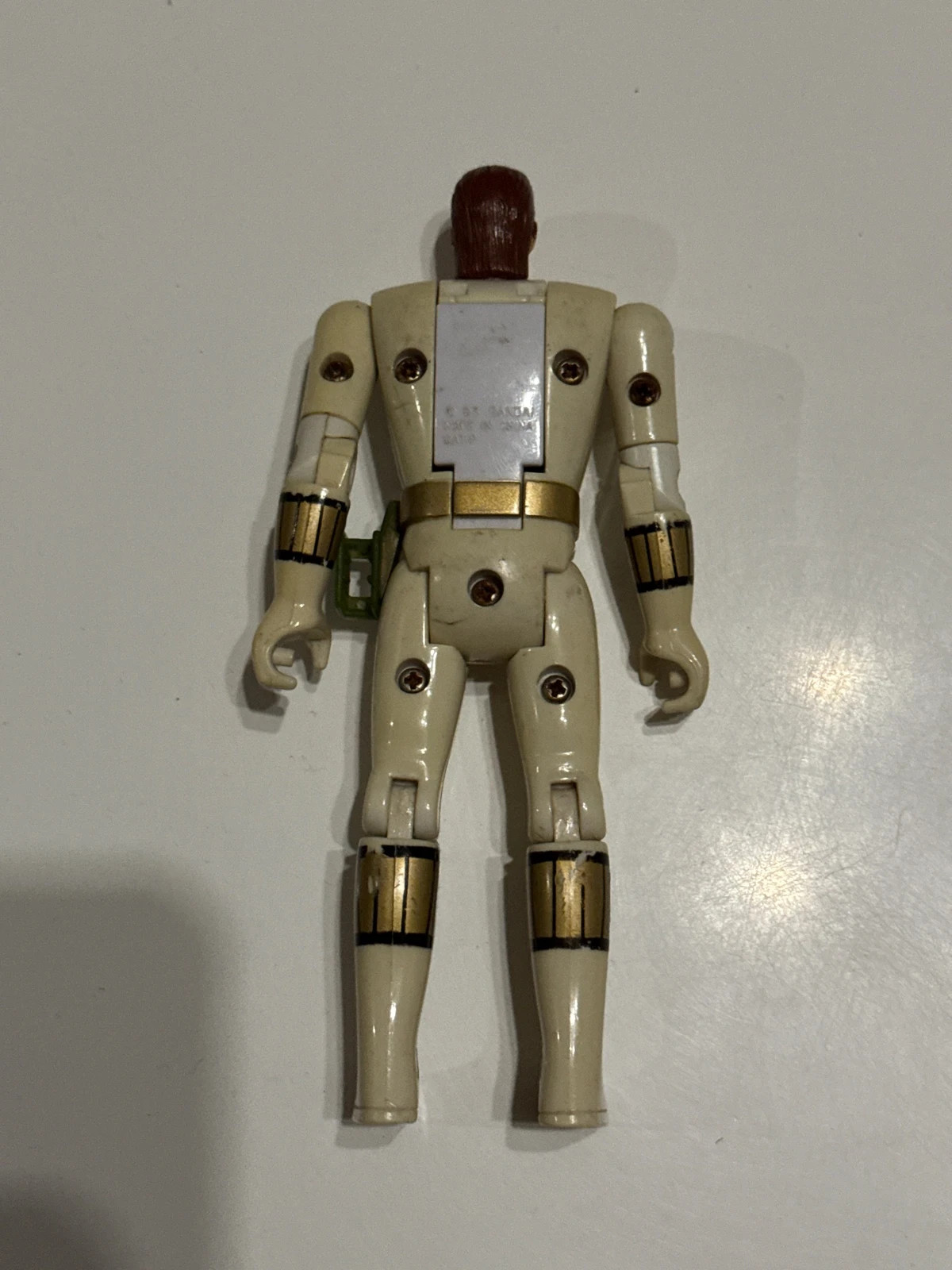 Figurine Power Rangers Flip Head blanc 14cm articulée Bandai 1993 – Power Rangers – taille Taille unique 2