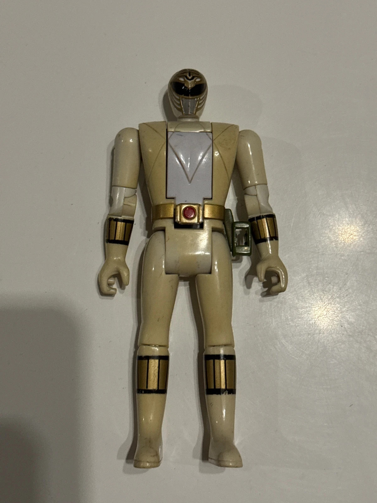 Figurine Power Rangers Flip Head blanc 14cm articulée Bandai 1993 – Power Rangers – taille Taille unique 5