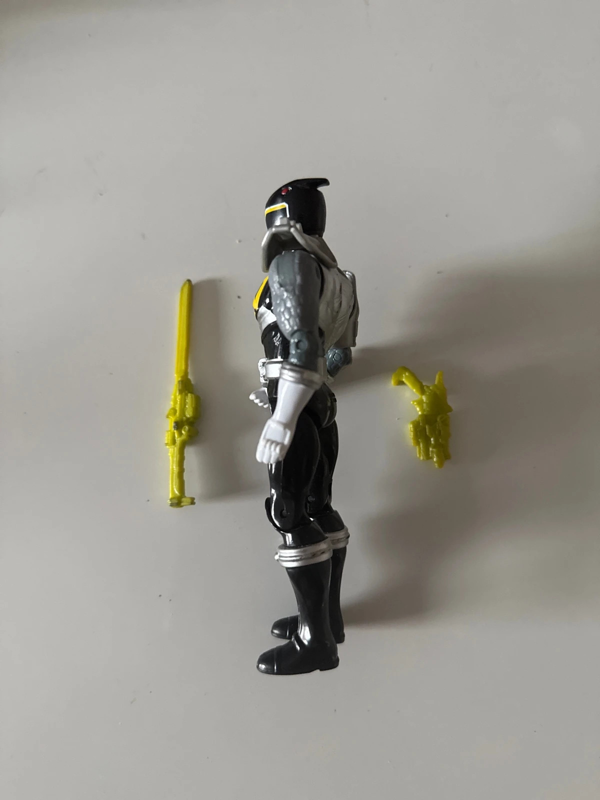 Power Rangers Dino Super Charge 15cm Dino Acier Noir Ranger A – Power Rangers – taille Taille unique 4