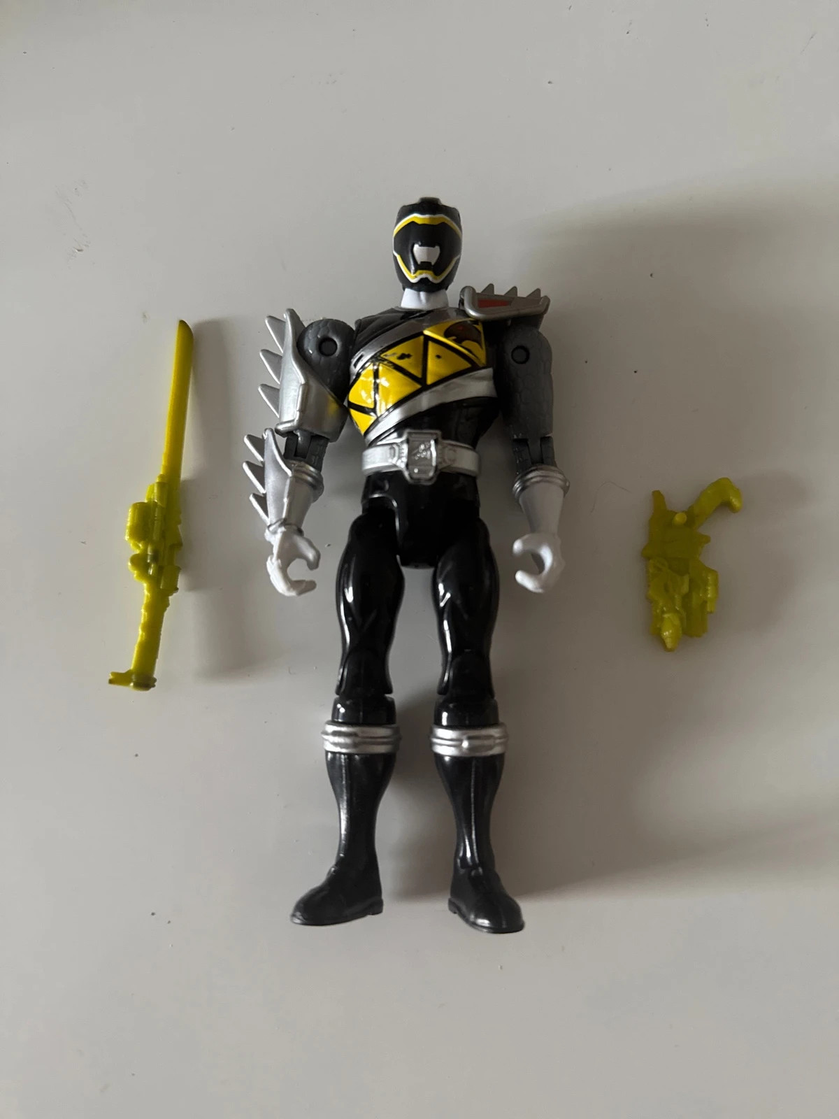 Power Rangers Dino Super Charge 15cm Dino Acier Noir Ranger A – Power Rangers – taille Taille unique 2