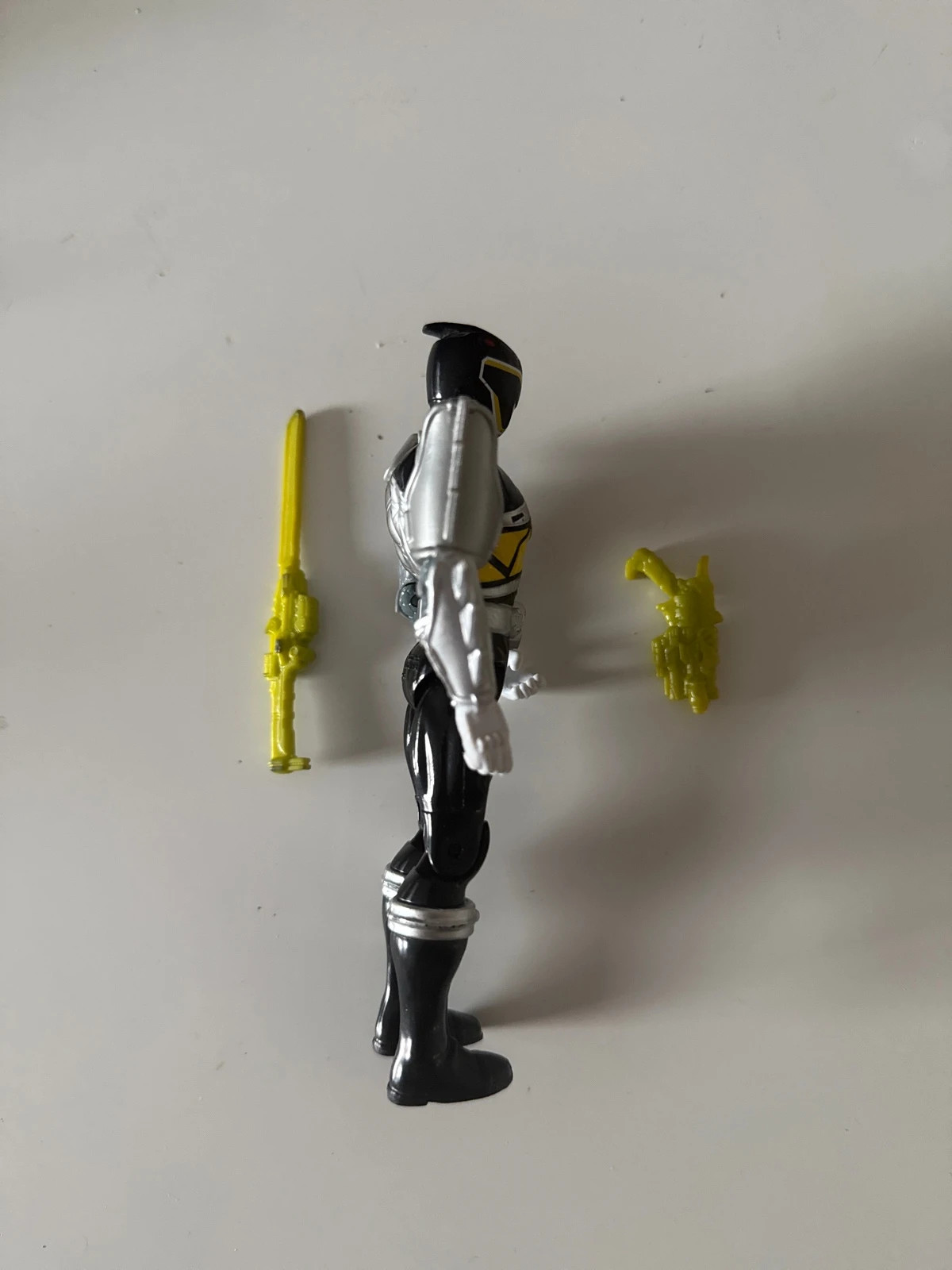 Power Rangers Dino Super Charge 15cm Dino Acier Noir Ranger A – Power Rangers – taille Taille unique 5