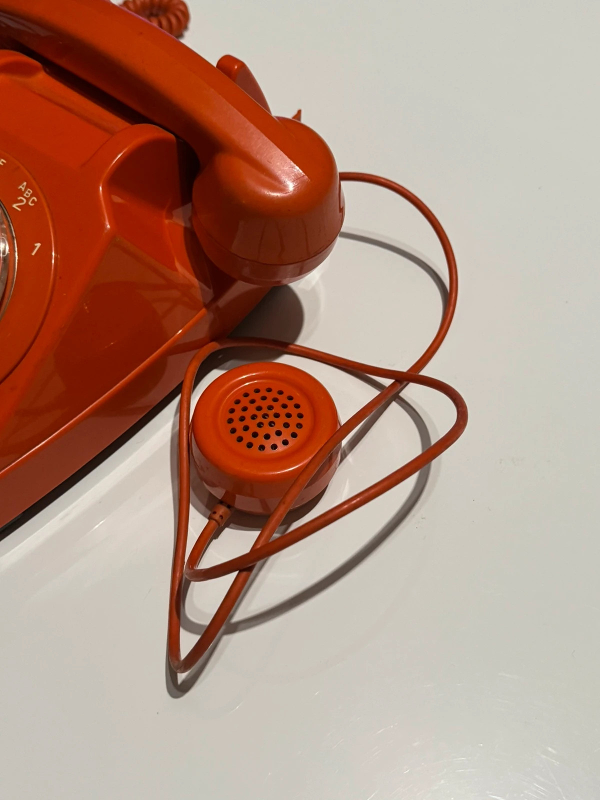 Téléphone fixe Vintage Orange de 1979 Socotel – Socotel 3