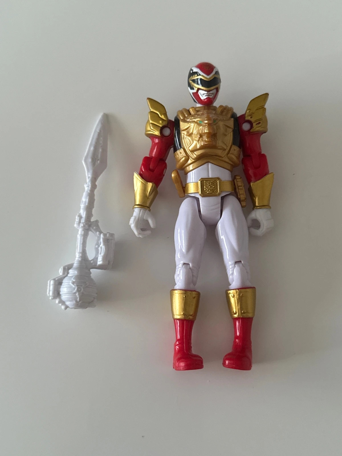 Bandai Power Rangers Megaforce Ultra Metallic Force Red Ranger Action Figure – Power Rangers – taille Taille unique 2