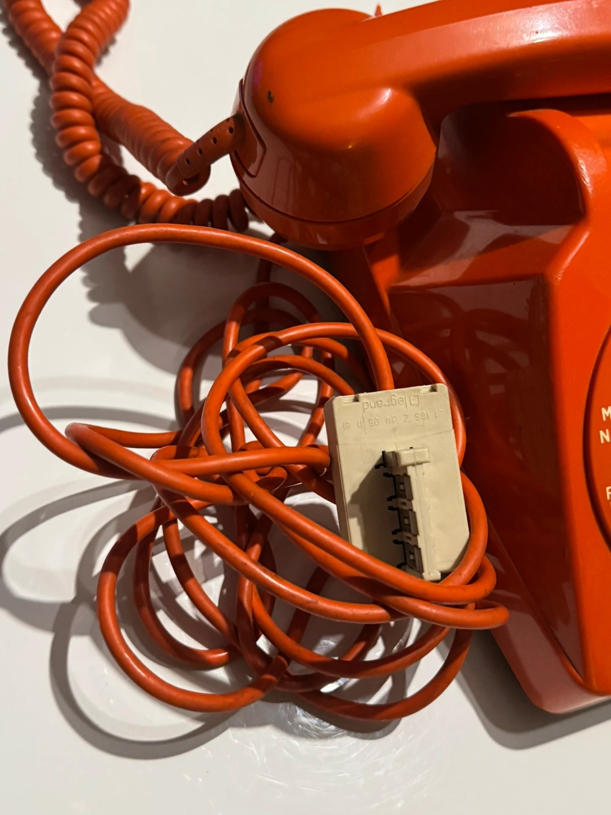Téléphone fixe Vintage Orange de 1979 Socotel – Socotel 4