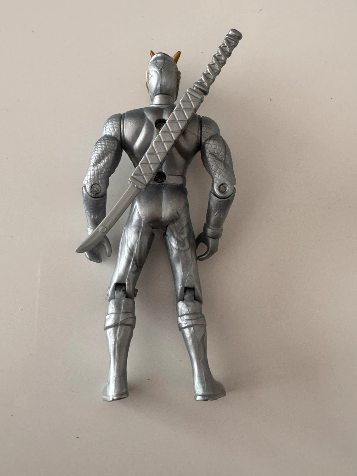 Figurine Power Rangers Ninja Storm - Ranger Argenté, articulé – Power Rangers – taille Taille unique 3