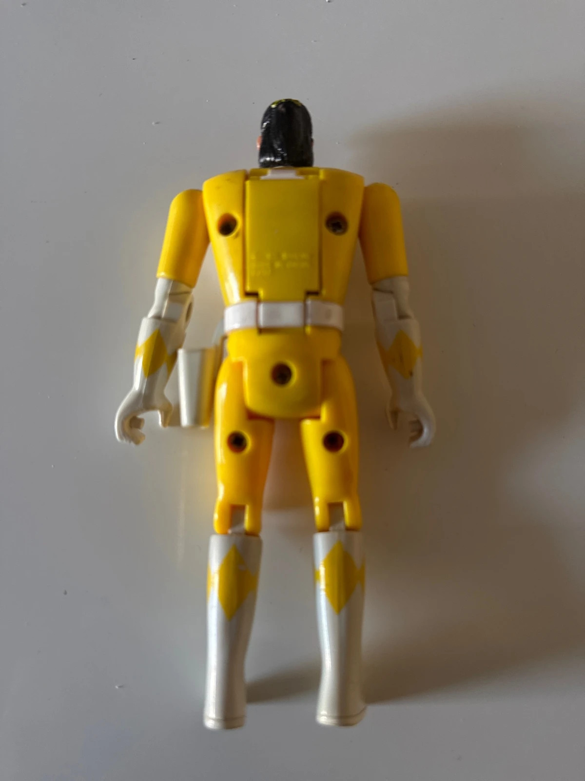 Figurine Mighty Morphin Power Rangers Flip Head, Yellow Ranger 14cm 1993 Bandai – Power Rangers – taille Prématuré, jusqu'à 44cm 3