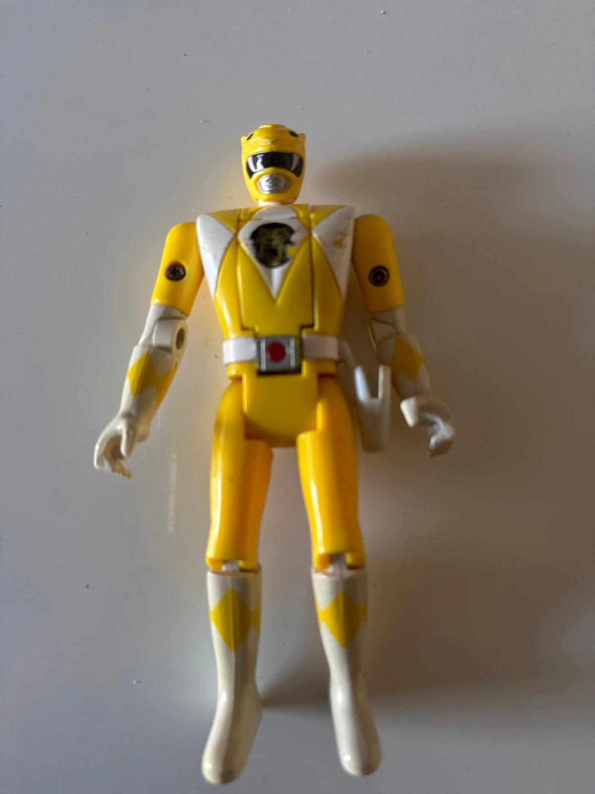 Figurine Mighty Morphin Power Rangers Flip Head, Yellow Ranger 14cm 1993 Bandai – Power Rangers – taille Prématuré, jusqu'à 44cm 5
