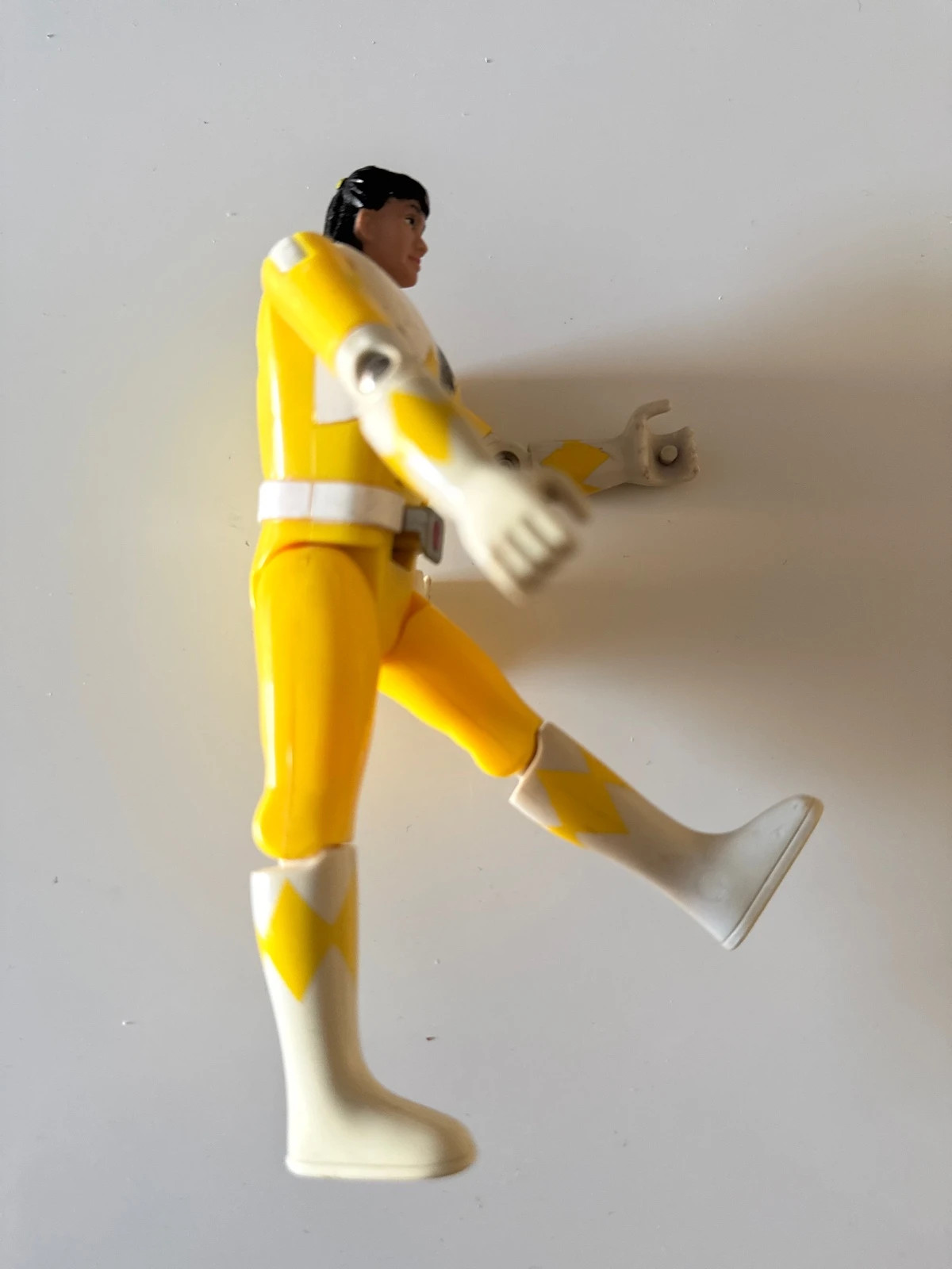 Figurine Mighty Morphin Power Rangers Flip Head, Yellow Ranger 14cm 1993 Bandai – Power Rangers – taille Prématuré, jusqu'à 44cm 4
