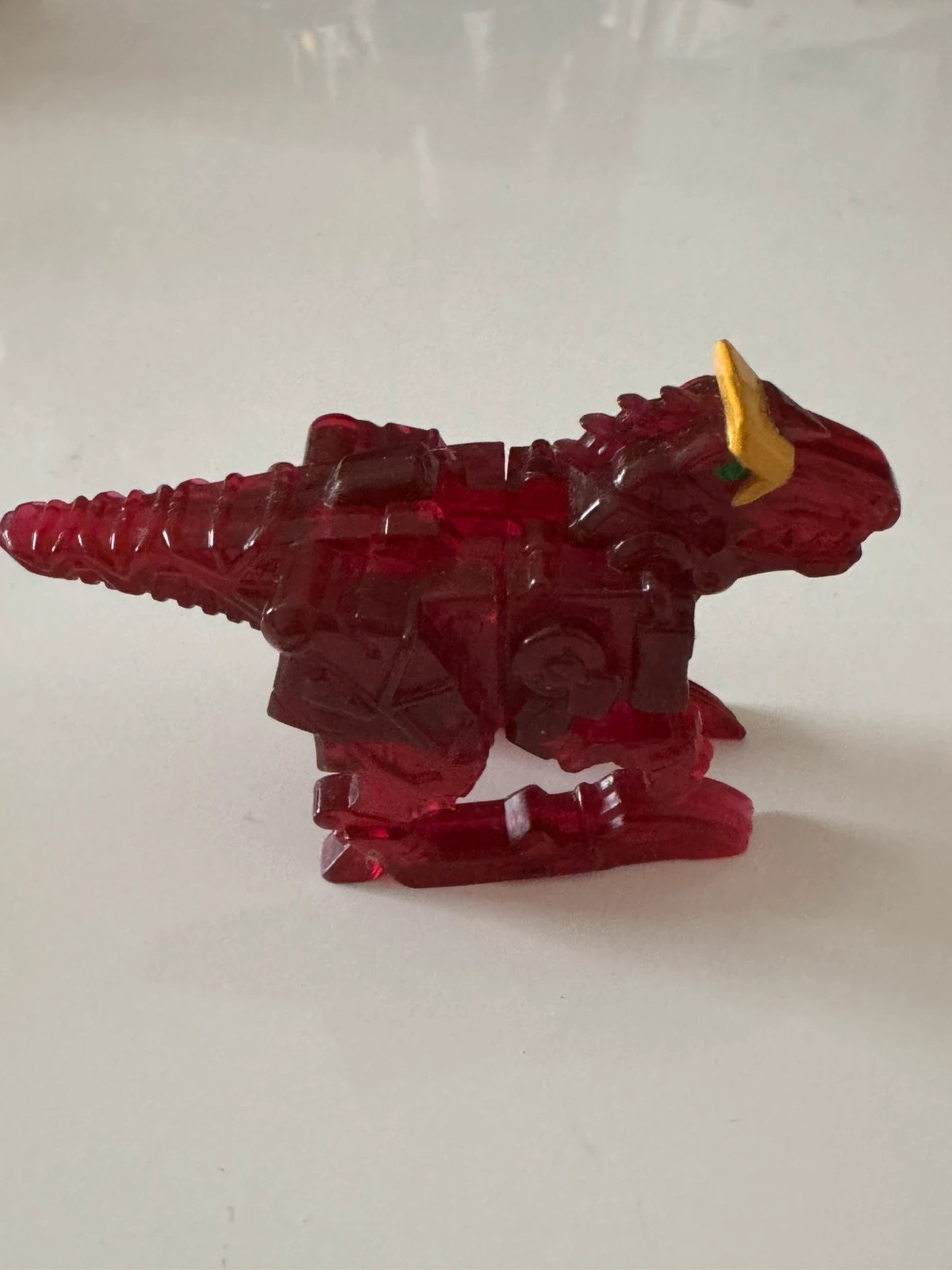 Figurine support rouge translucide Power Rangers Dino Charge Tyrannosaurus Rex – Power Rangers – taille Prématuré, jusqu'à 44cm 3