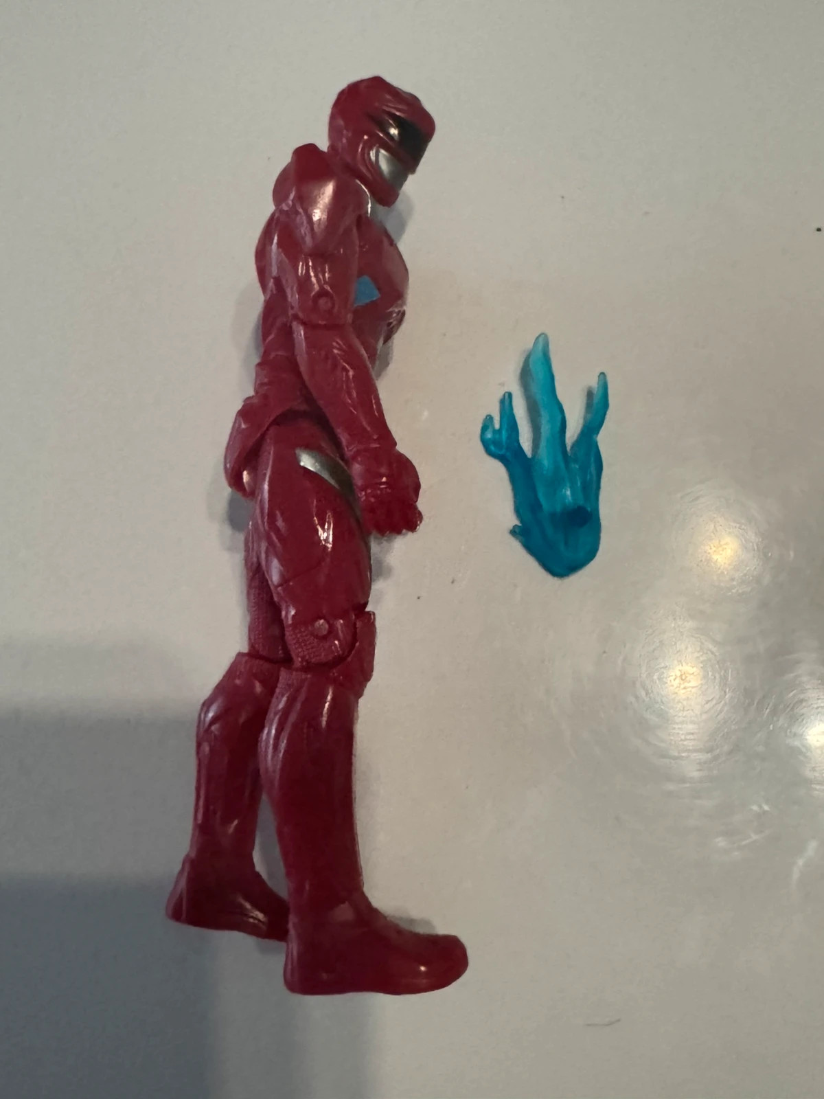 2017 Mighty Morphin Power Rangers Red Ranger 12 cm Figure with Fire shard – Power Rangers – taille Prématuré, jusqu'à 44cm 4