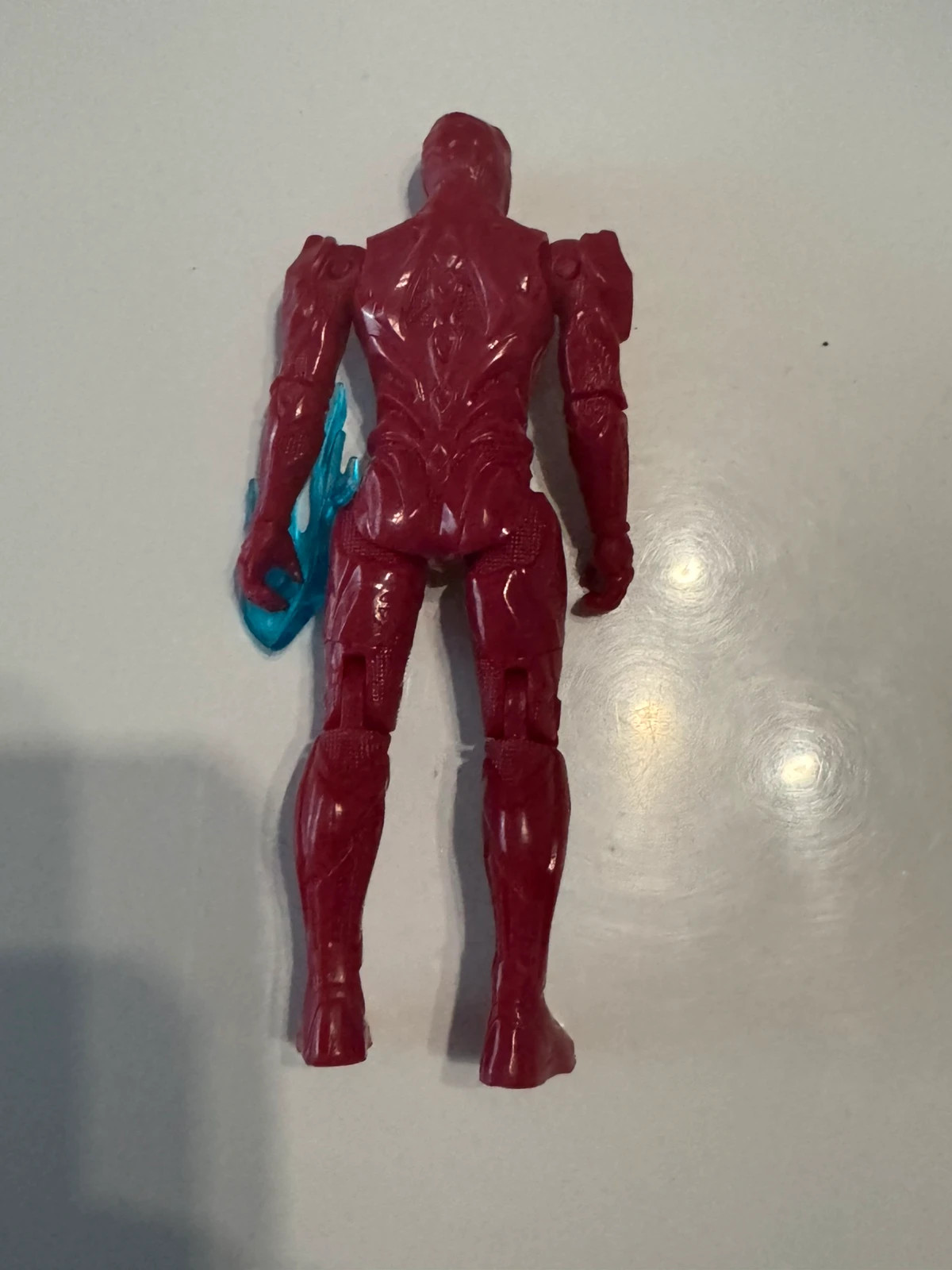 2017 Mighty Morphin Power Rangers Red Ranger 12 cm Figure with Fire shard – Power Rangers – taille Prématuré, jusqu'à 44cm 2