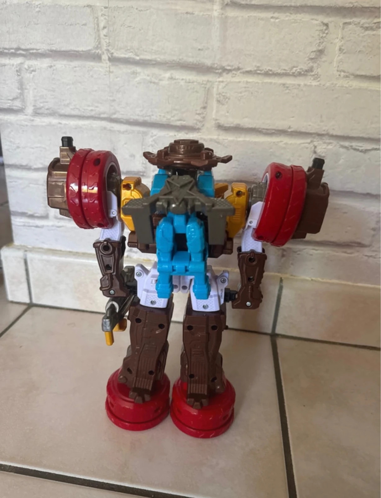 Power Rangers Ninja Stell Megazord Rodeo Bison / BullRider 26cm – Power Rangers – taille Taille unique 4
