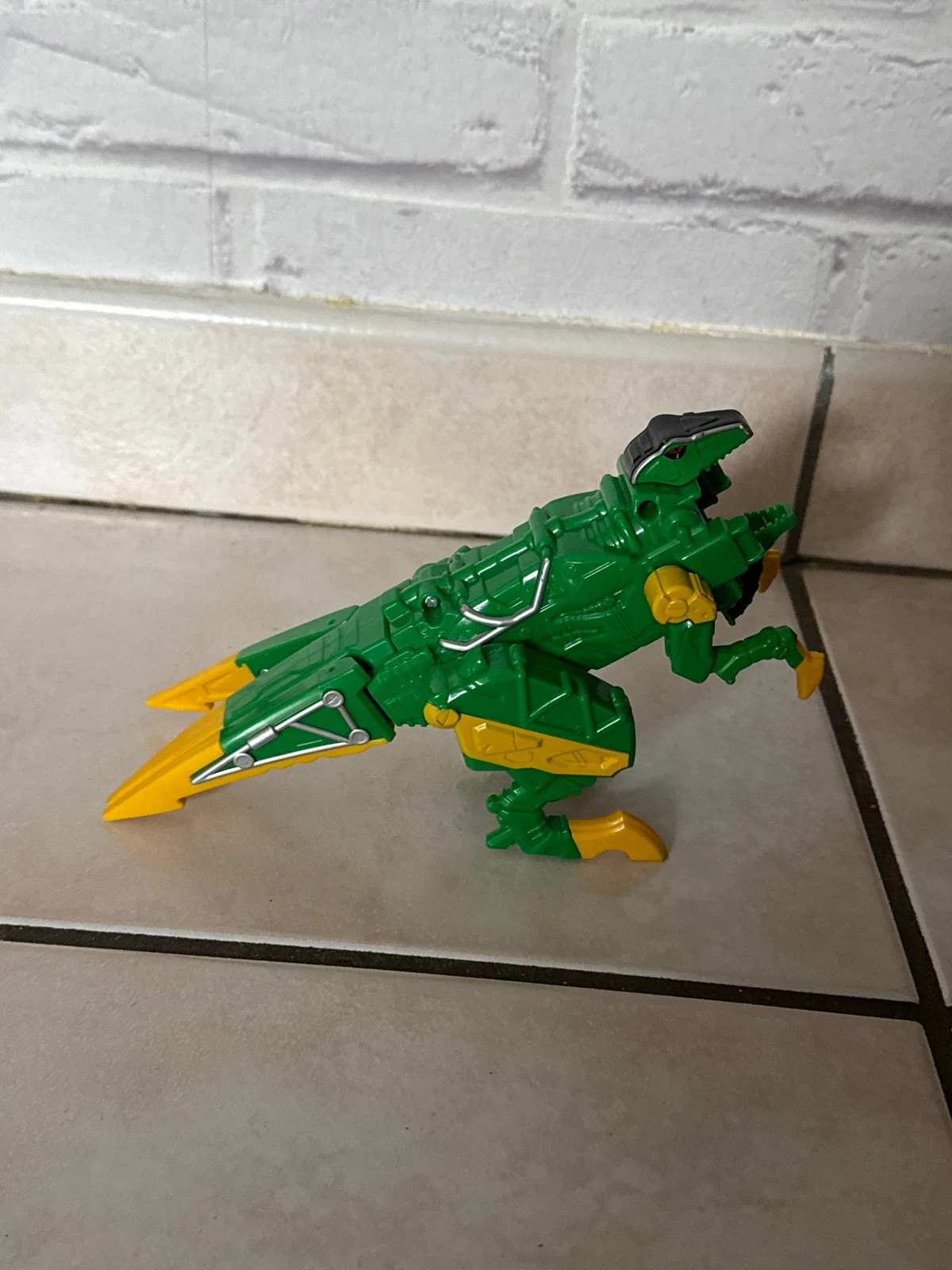 Power Rangers Dino Charge Super Raptor Megazord Zord Edition Green Raptor – Power Rangers – taille Taille unique 5