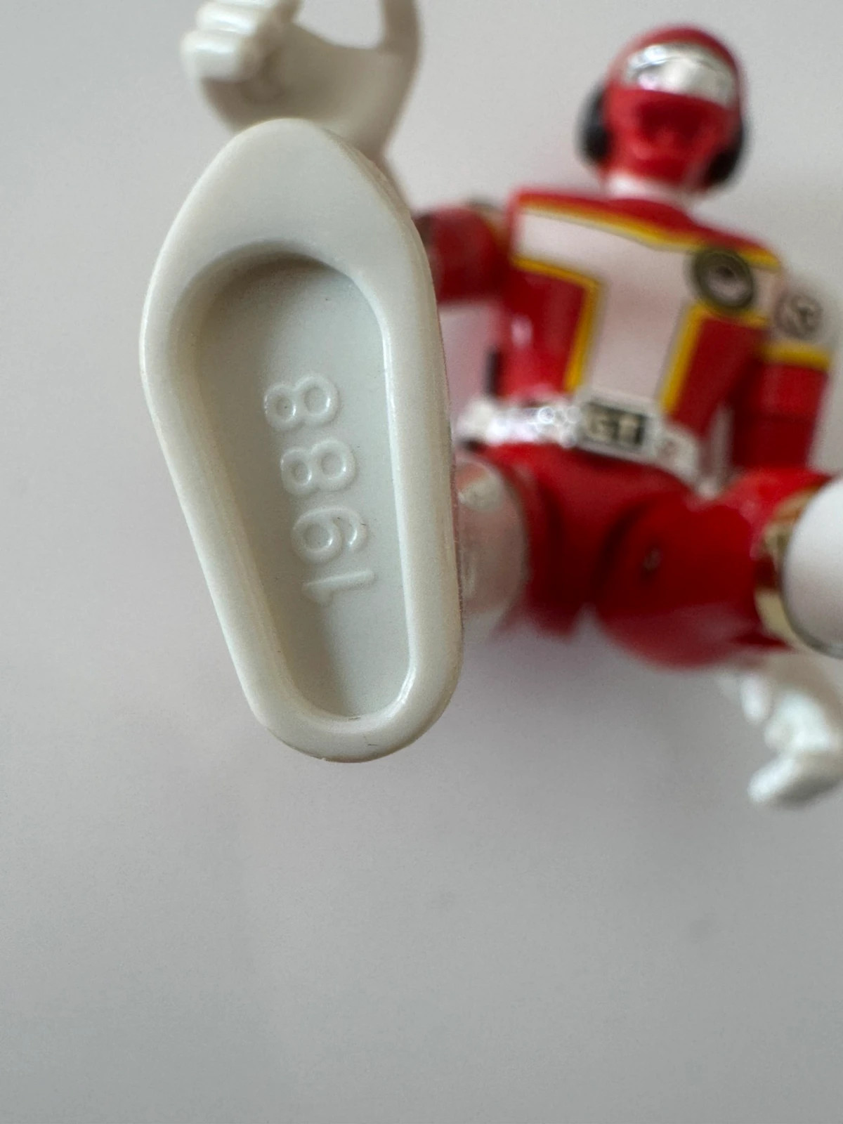 figurine Power Rangers Turbo Rouge Gt bandai 1988 – Power Rangers – taille Prématuré, jusqu'à 44cm 3