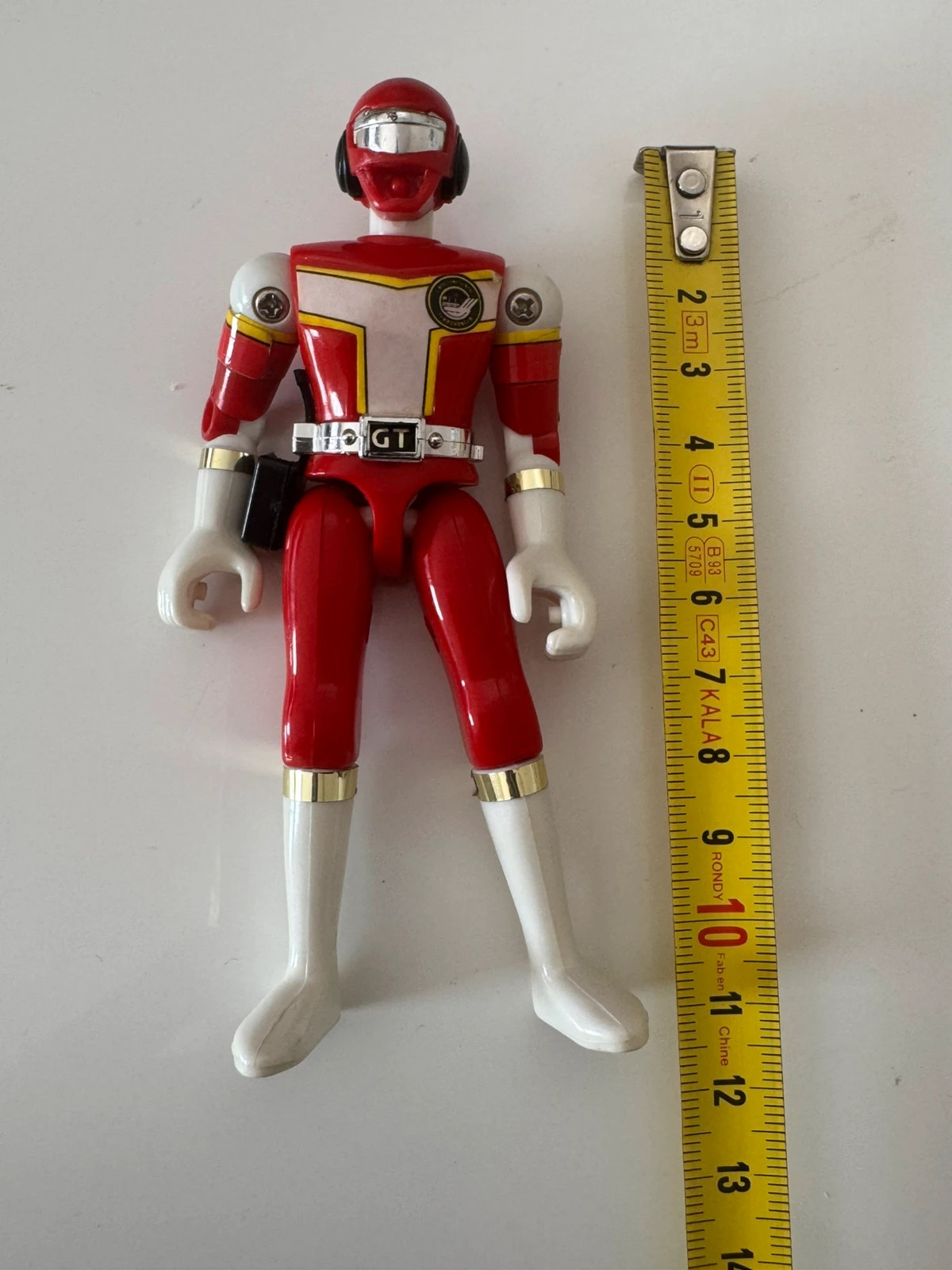 figurine Power Rangers Turbo Rouge Gt bandai 1988 – Power Rangers – taille Prématuré, jusqu'à 44cm 5