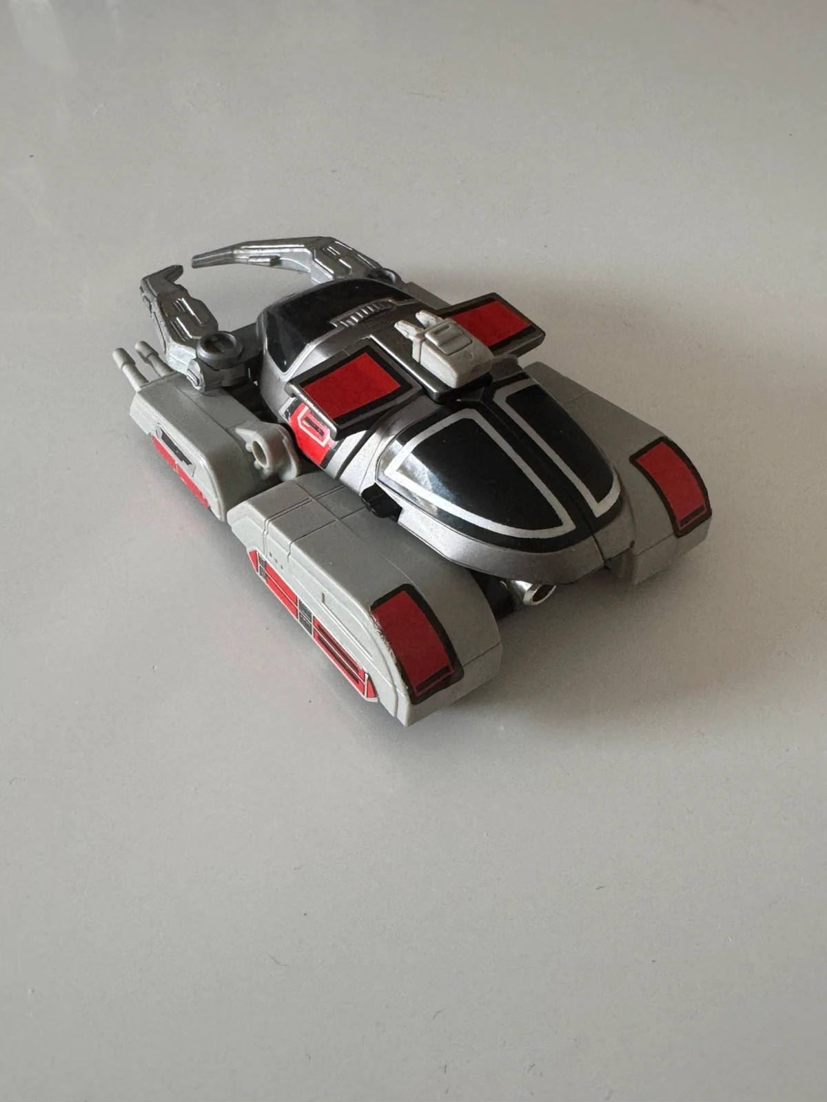 Véhicule vintage 1997 Bandai Beetleborgs Metallix Deluxe titane argent BV 16cm – beetleborgs – taille Prématuré, jusqu'à 44cm 3