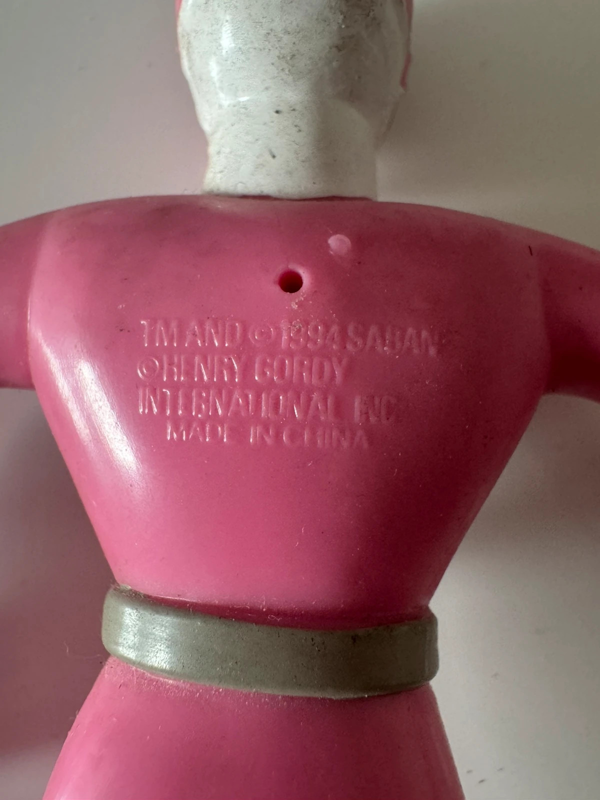Figurine Mighty Morphin Power Rangers 1995 Saban Pink Ranger Bendy – Power Rangers – taille Prématuré, jusqu'à 44cm 3