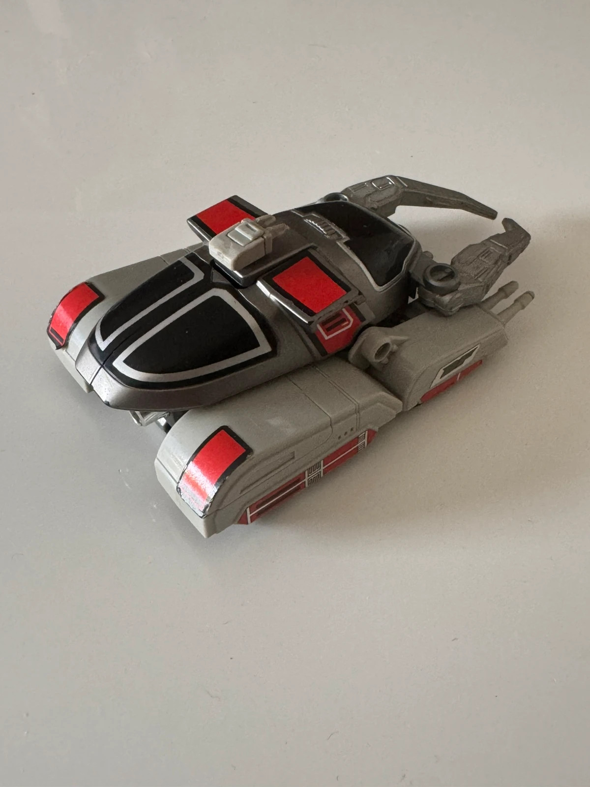 Véhicule vintage 1997 Bandai Beetleborgs Metallix Deluxe titane argent BV 16cm – beetleborgs – taille Prématuré, jusqu'à 44cm 4