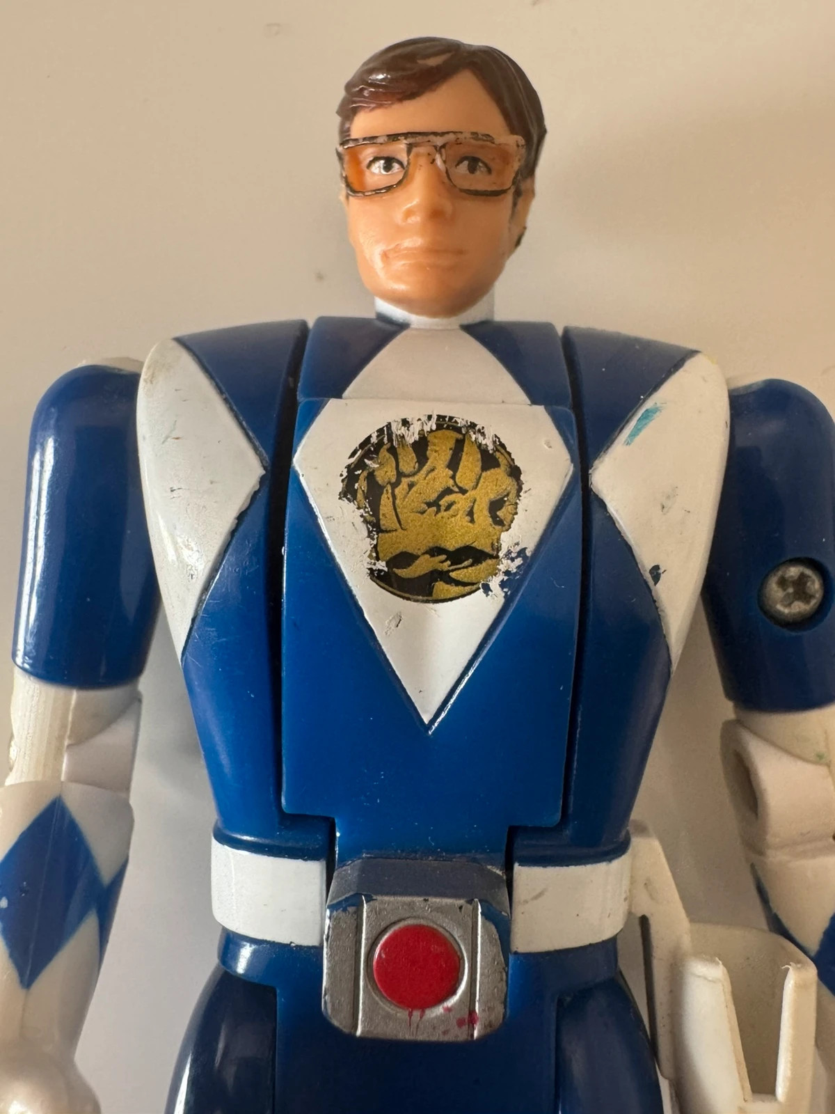 Power Rangers Blue Ranger Billy Flip Head Bandai 1993 – Power Rangers – taille Prématuré, jusqu'à 44cm 2